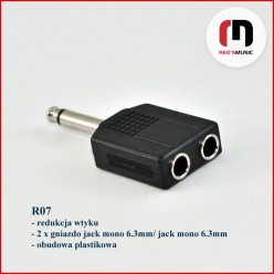 Reds Music  R07 Adapter 2 x Jack F 6.3mm / Jack 6.3mm